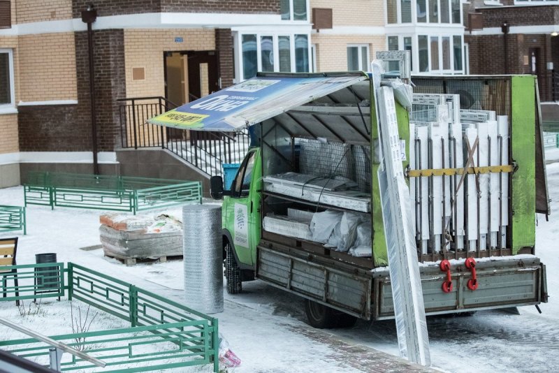 Машина для перевозки окон