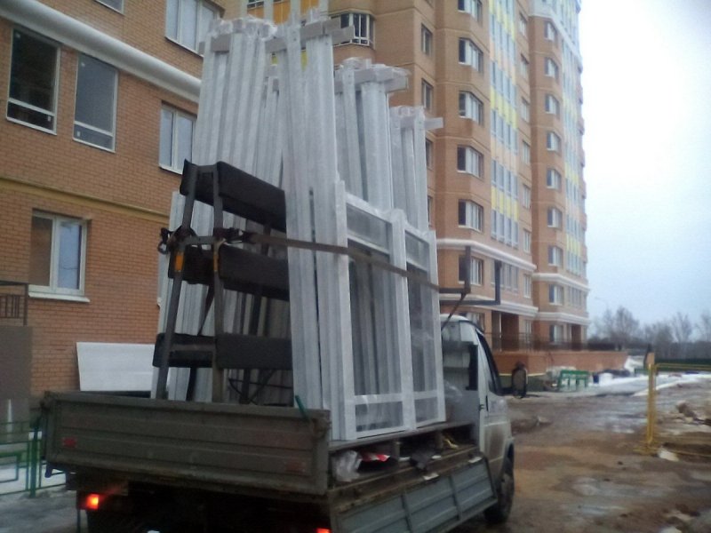 Транспортировка стеклопакетов