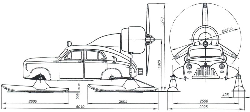 ГАЗ 12 зим габариты