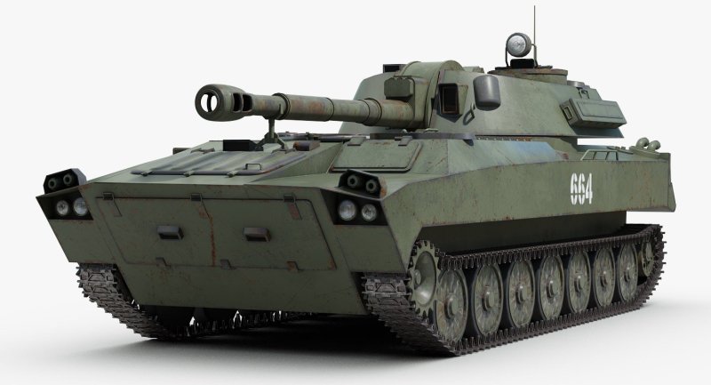 206 САУ 2s1 Gvozdika