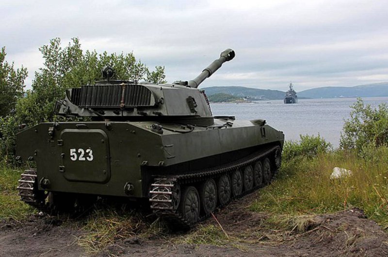 2с1 морской пехоты