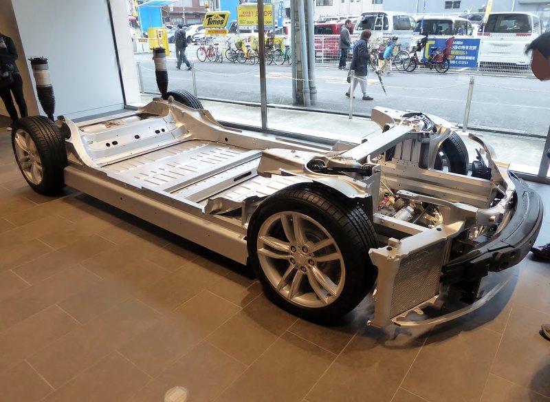 Tesla model s шасси