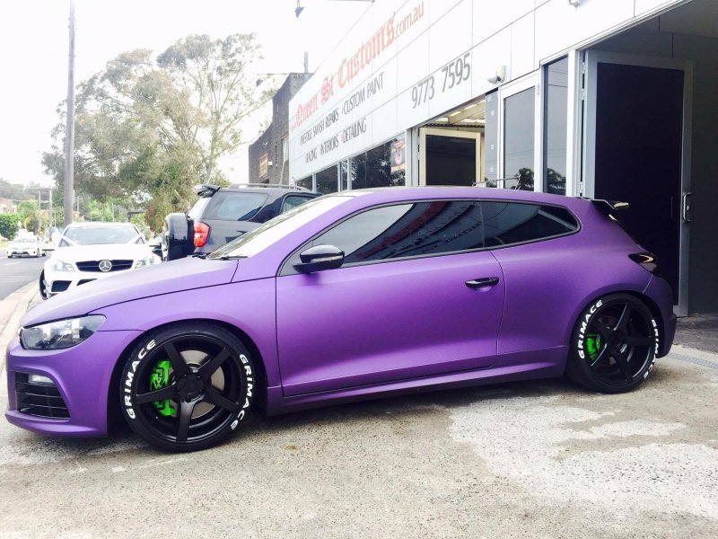 Volkswagen Scirocco фиолетовый
