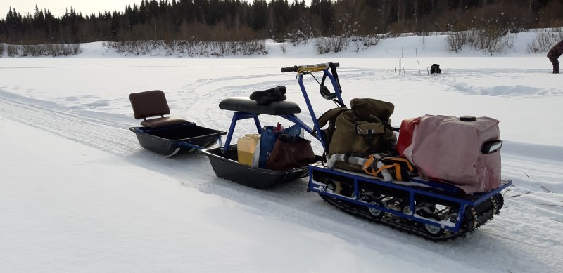 Мотобуксировщик Альбатрос xl9e