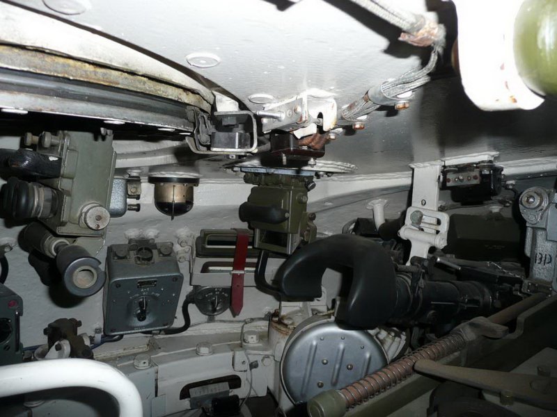 Танк т-55 внутри