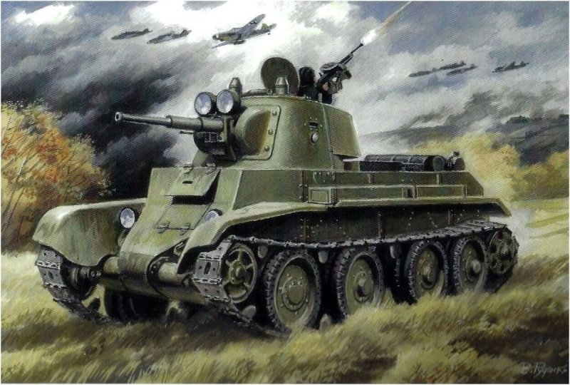 БТ-7 танк СССР