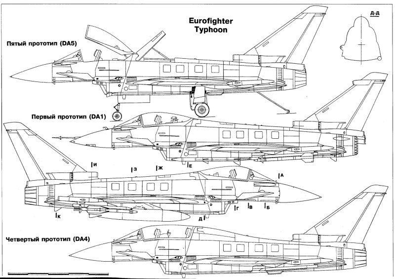 EF-2000 Тайфун чертежи