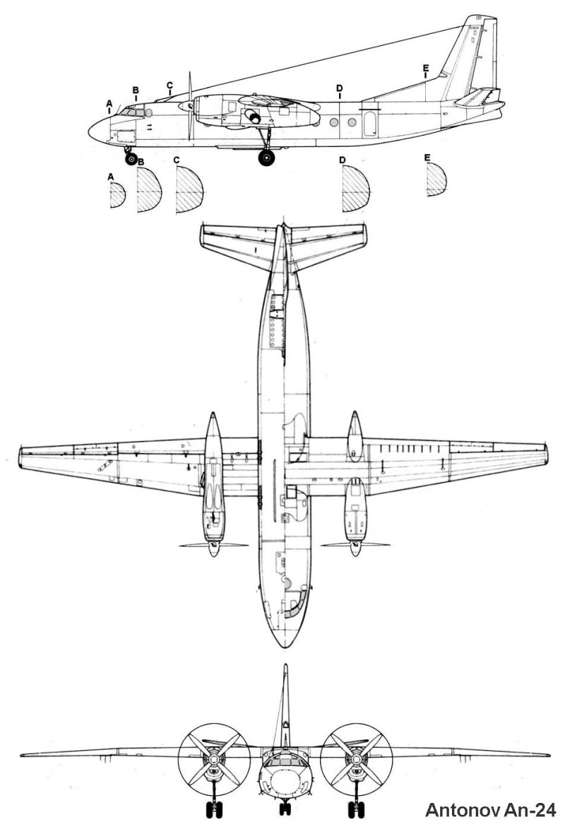 Ан 26 чертеж