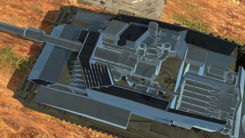 Leopard 2a4 башня