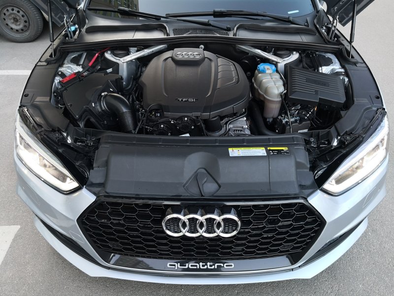 Audi a5 подкапотка