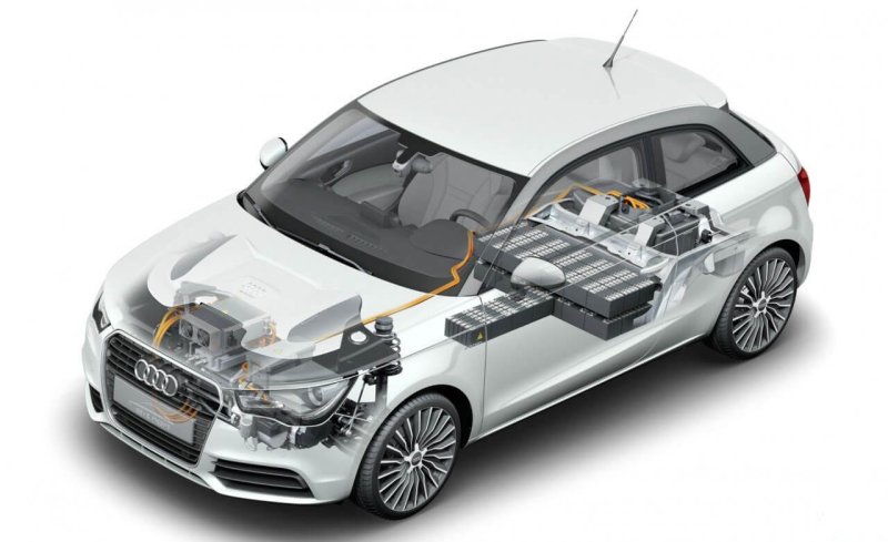 Audi e-tron двигатель