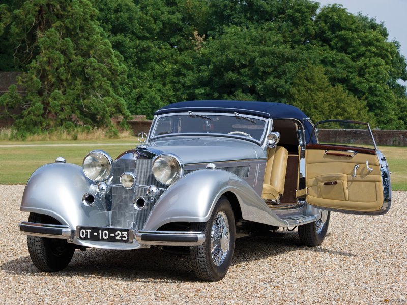Mercedes Benz 540k Cabriolet 1937 года