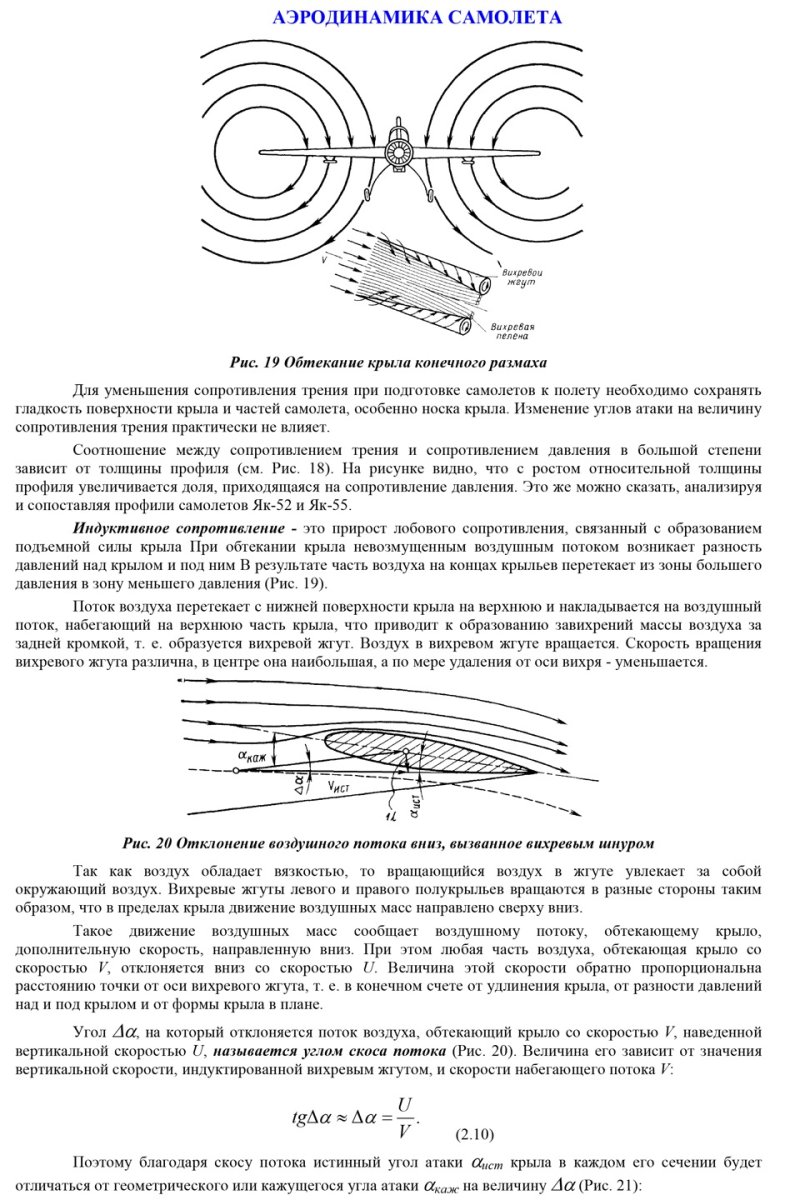 Практическая аэродинамика самолета