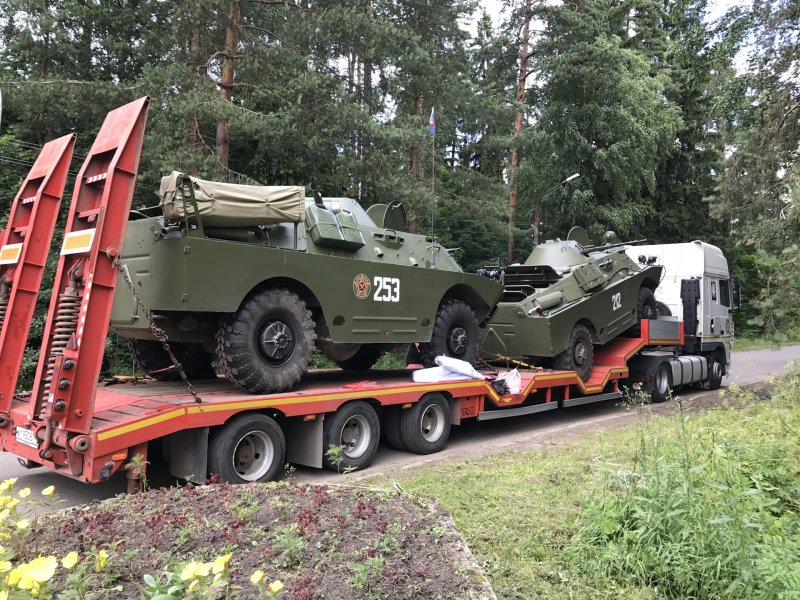 Трал для перевозки техники