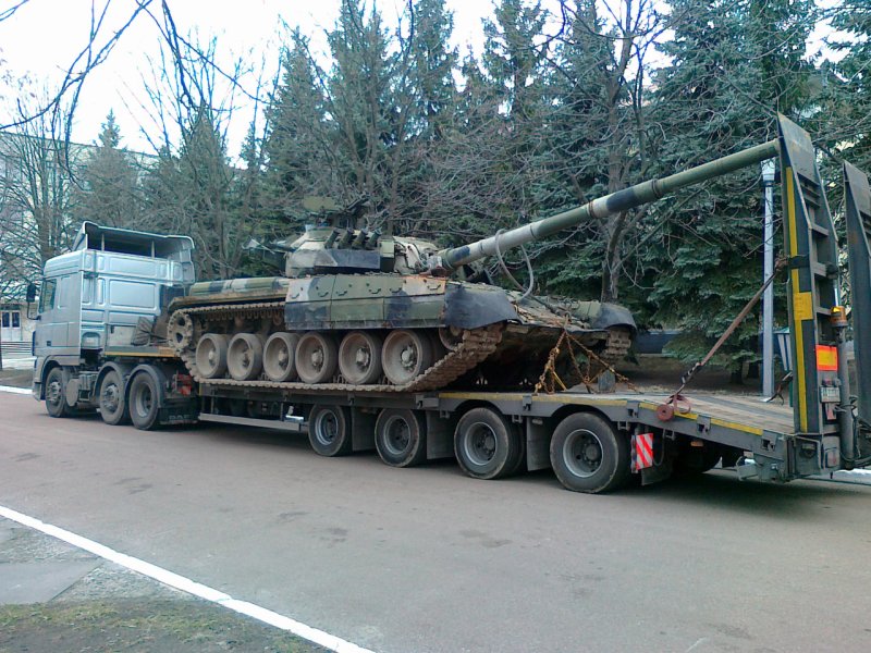 КАМАЗ трал военный