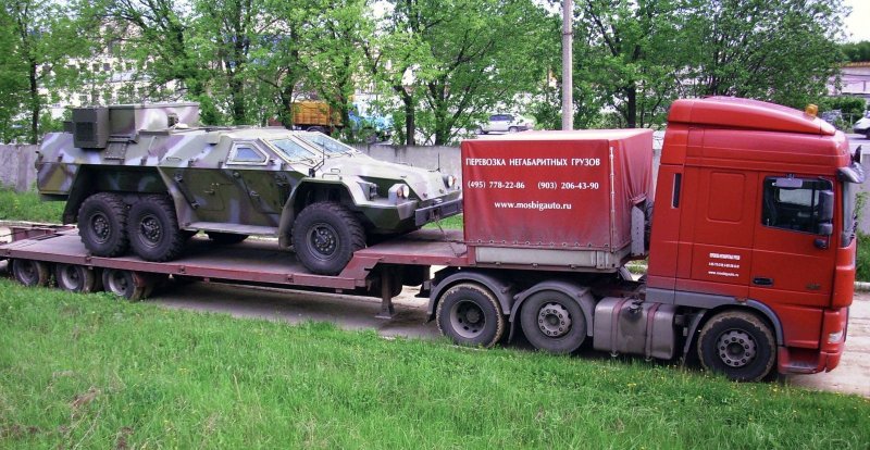 Тралл грузовой КАМАЗ армейский