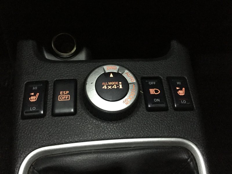 ESP off Nissan x-Trail кнопка