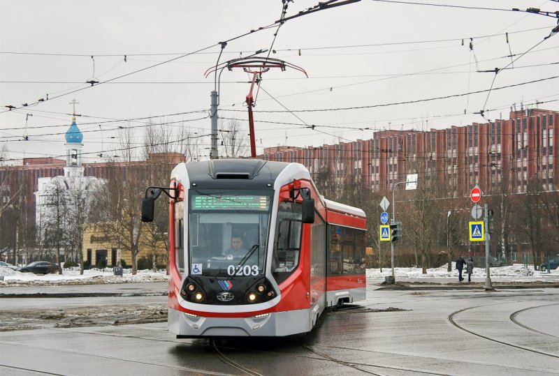 Новый трамвай в Санкт-Петербурге