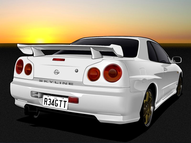 Nissan Skyline GTR r34 LM