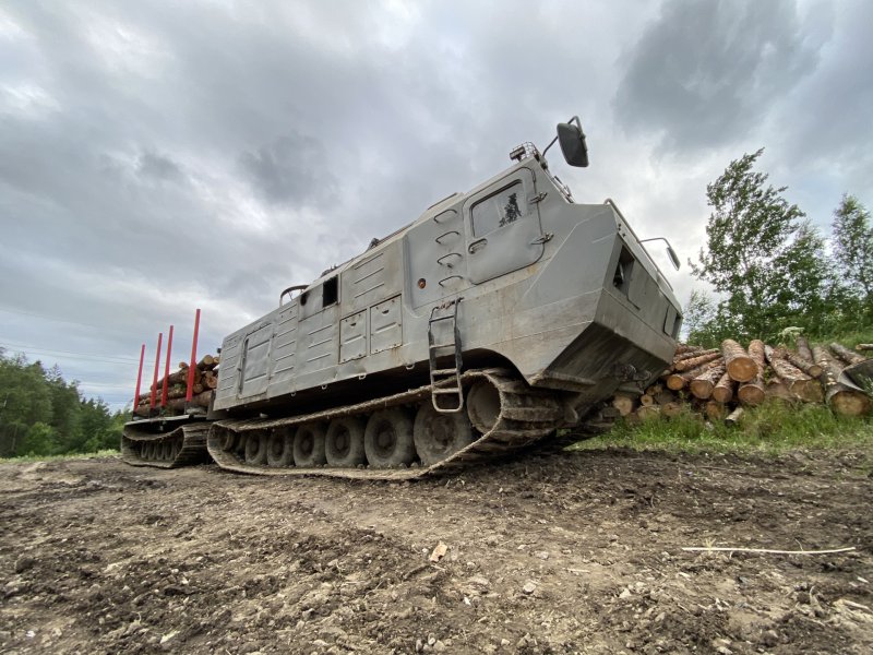 МТЛБУ В Эвенкии