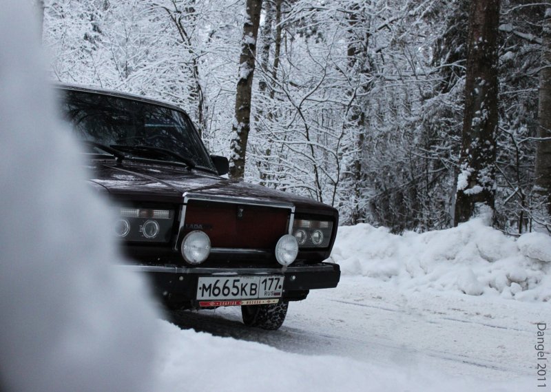 ВАЗ 2107 зимняя