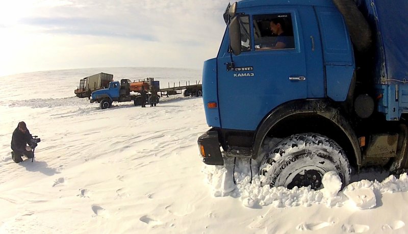 КАМАЗ зимник Север