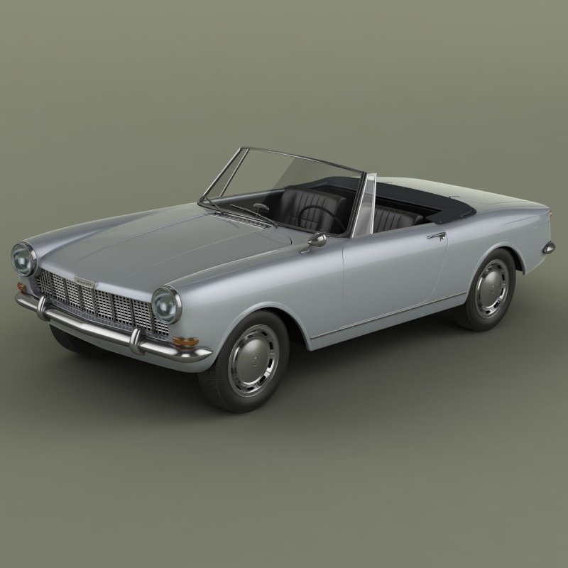 1969 BMW Frua 3d model