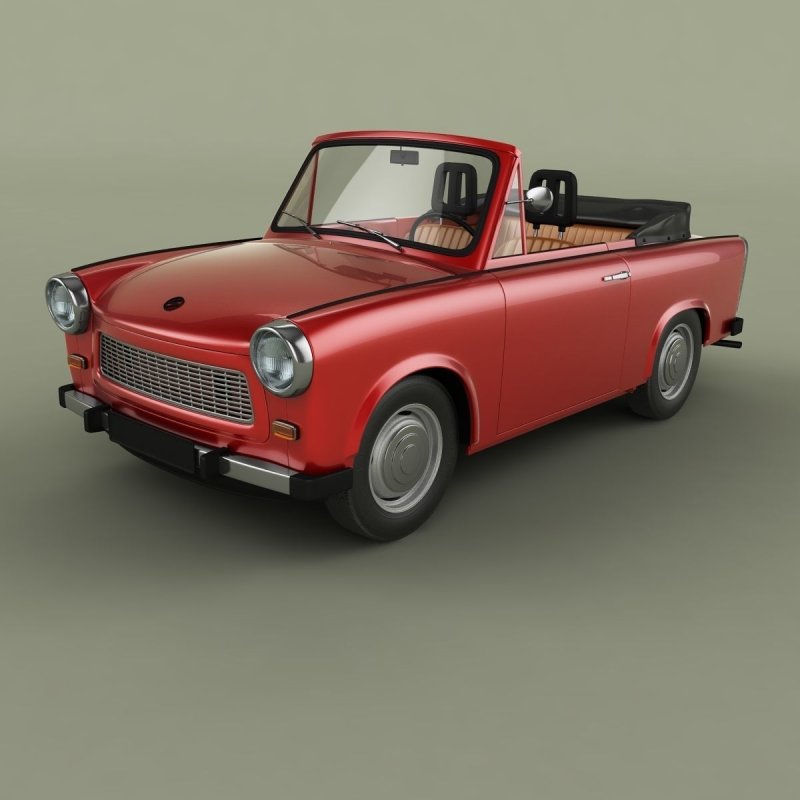 Кабриолет 3d model