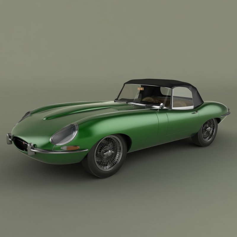Модель Porsche 356 кабриолет