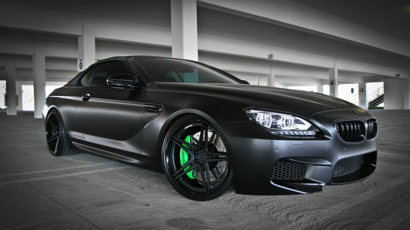 BMW m6 черная