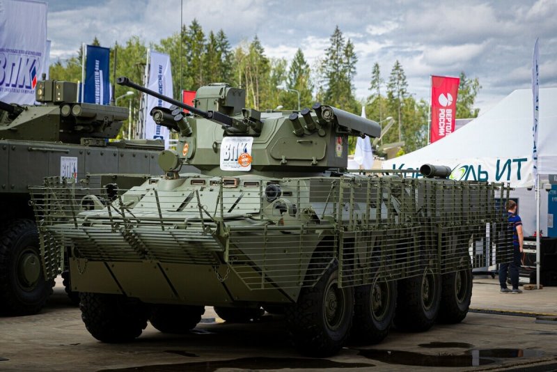 БТР-82бм с боевым модулем БТР-БМ