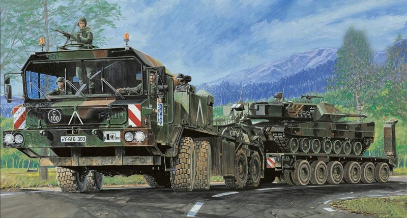 00203 Trumpeter 1/35 танковый Транспортер "Фаун"