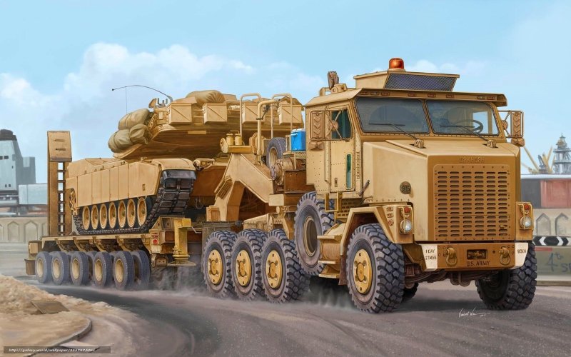 85502 Танковый тягач m1070/m1000 hets Hobby Boss, 1/35