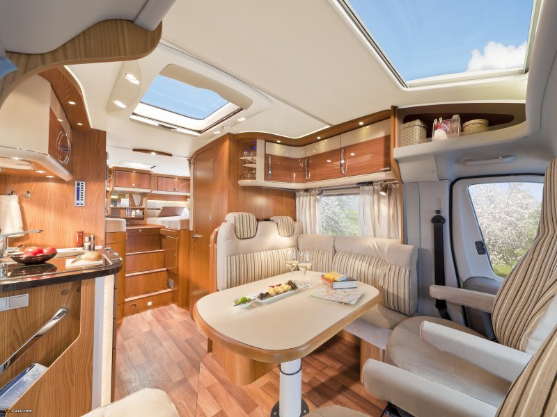 Интерьер автодом Hymer