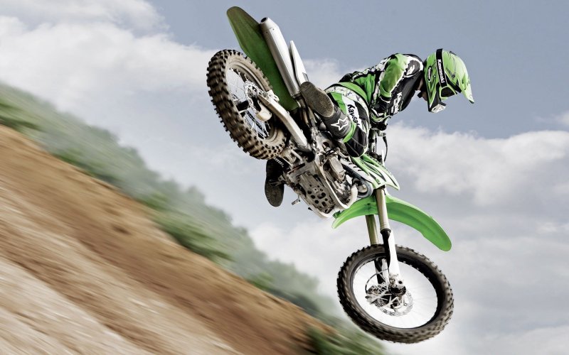 Kawasaki KX 450 стант