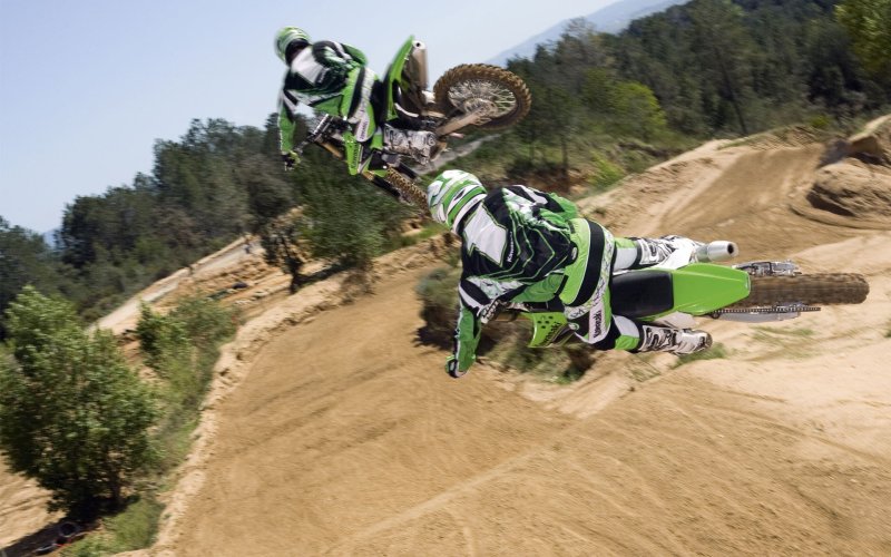 Kawasaki 450 KX-F стант