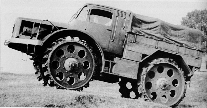 Шкода тягач 1942 года