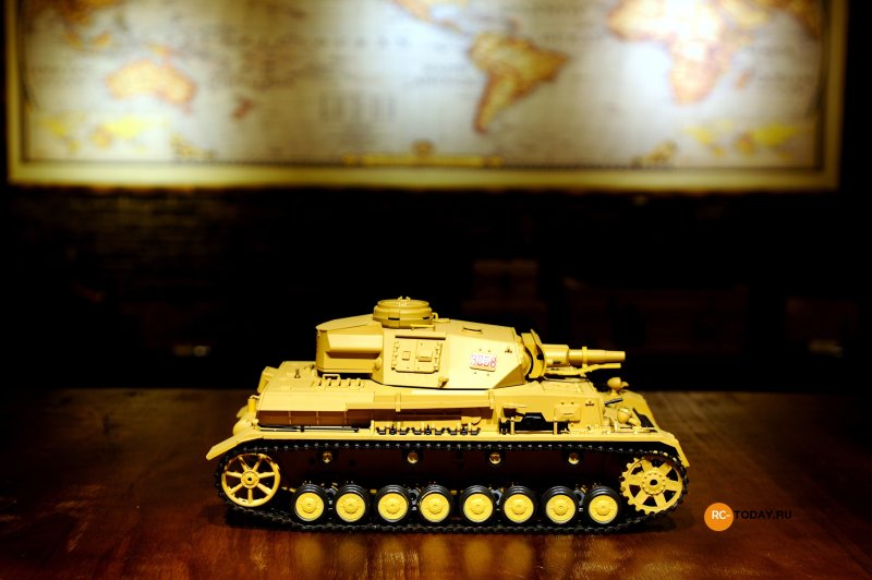 Танк Heng long Dak PZKPFW IV Ausf f-1 (3858-1) 1:16 52 см