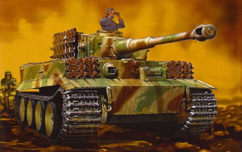 Танк тигр 1944 камуфляж