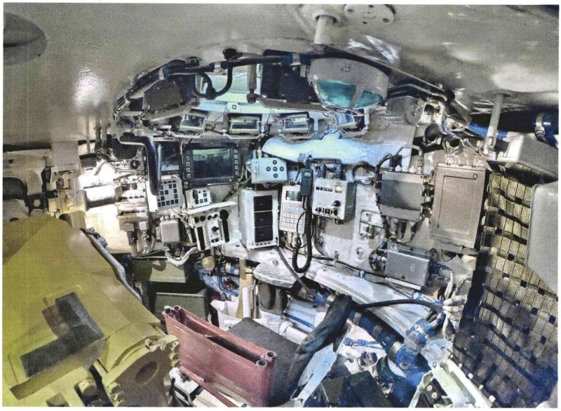 Т-90м внутри танка