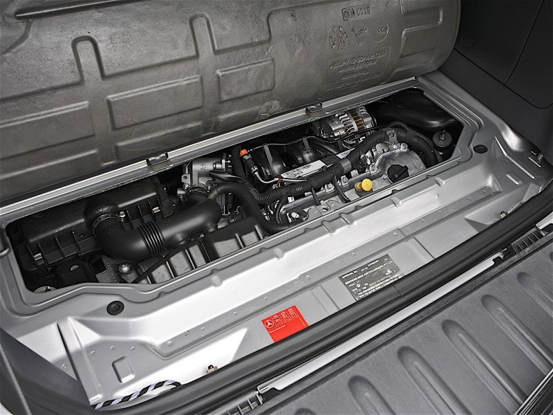 Smart Fortwo 451 под капотом