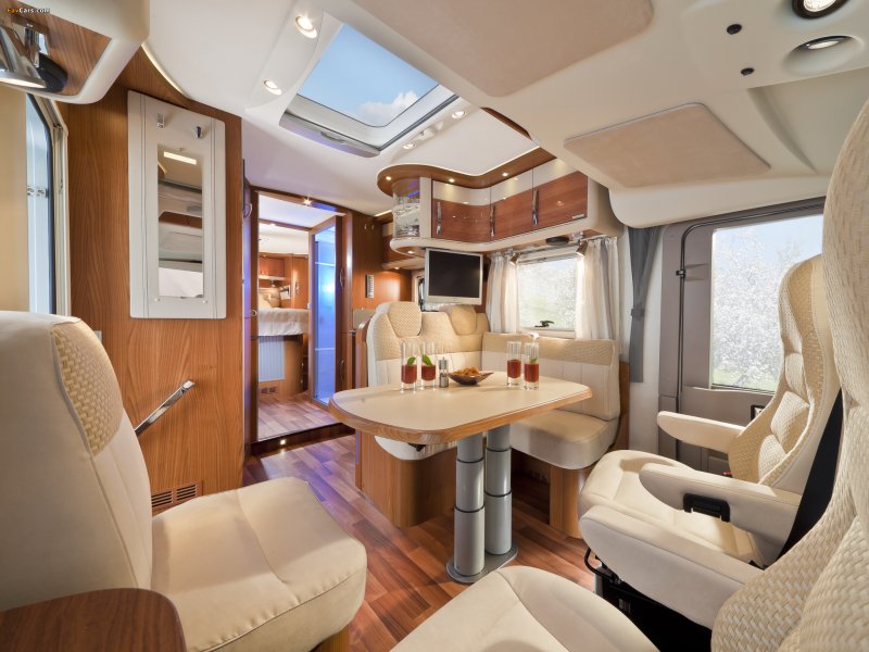 Интерьер автодом Hymer