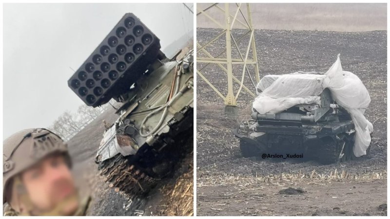 Тяжёлая огнемётная система ТОС-1 В Украине