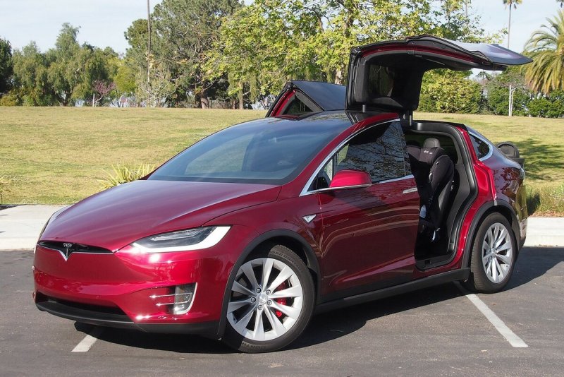 Tesla model x двери
