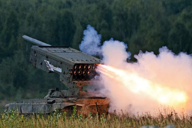 Тяжёлая огнемётная система ТОС-1а Солнцепек