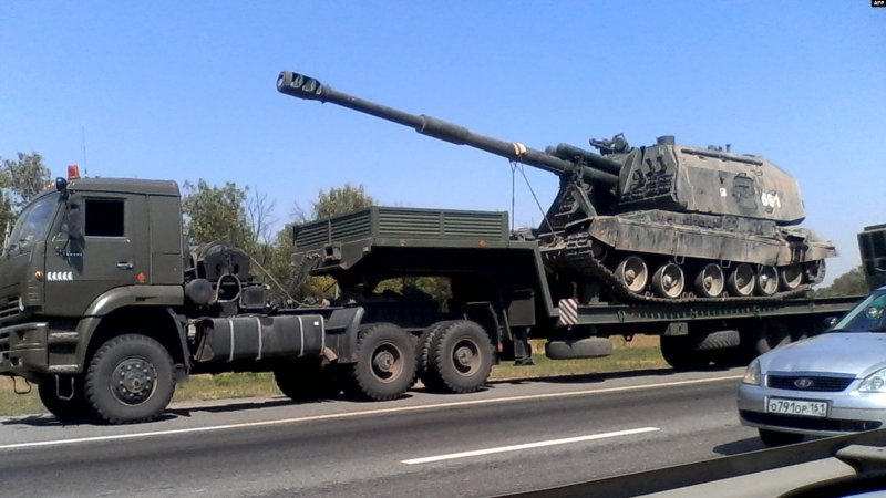 Военная техника колонна