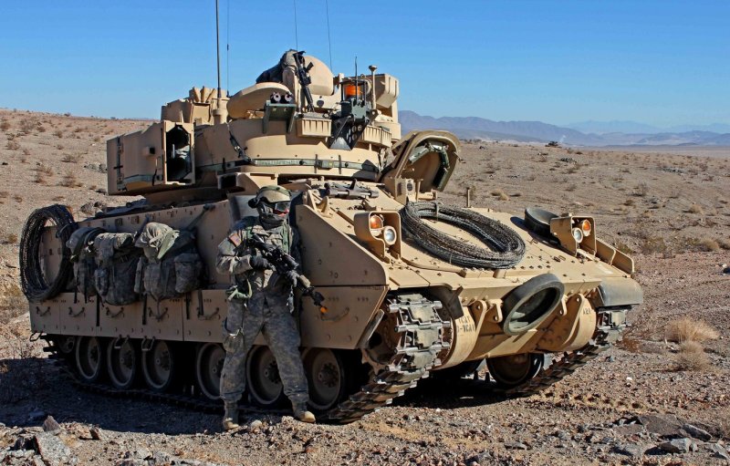 БМП м2 Bradley армия США