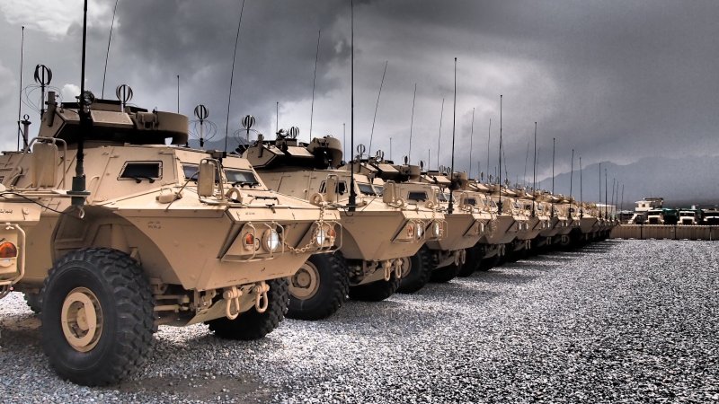 Бронетранспортеров m1117