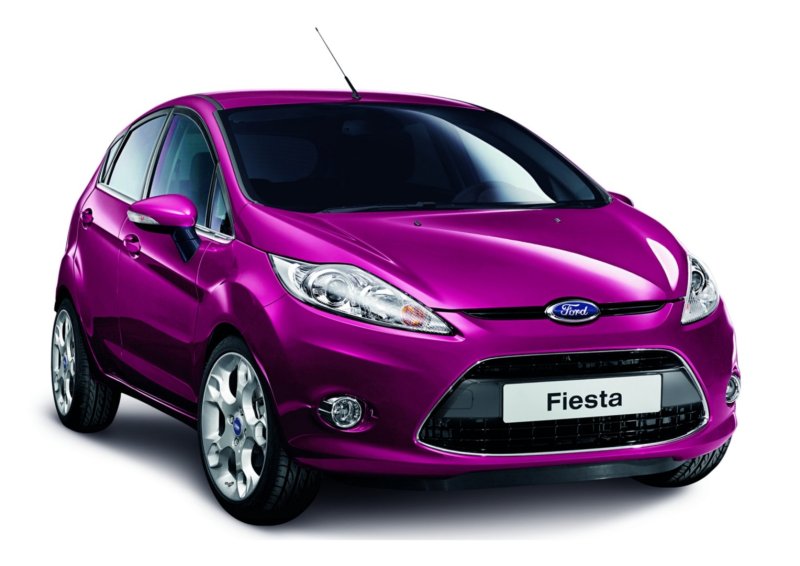 Ford Fiesta фиолетовый