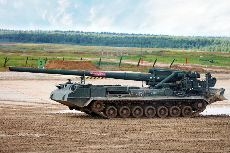 2с7 пион 203-мм самоходная пушка